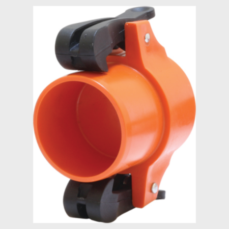 Quick Coupling Male End Cap with Plastic Latch